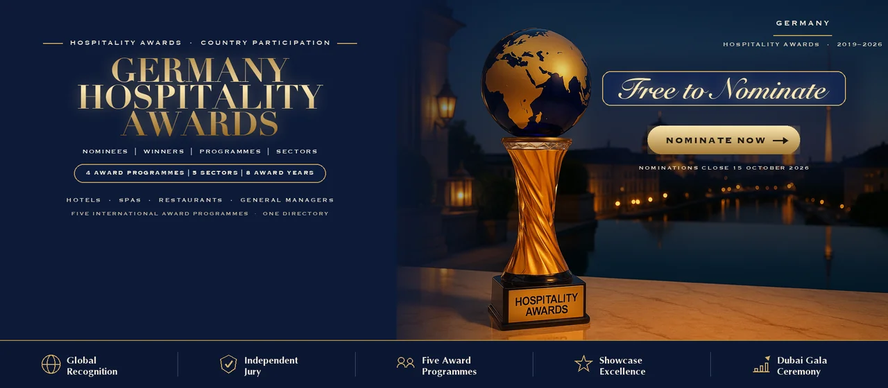 Hospitality Awards — Germany: free to nominate across five international award programmes