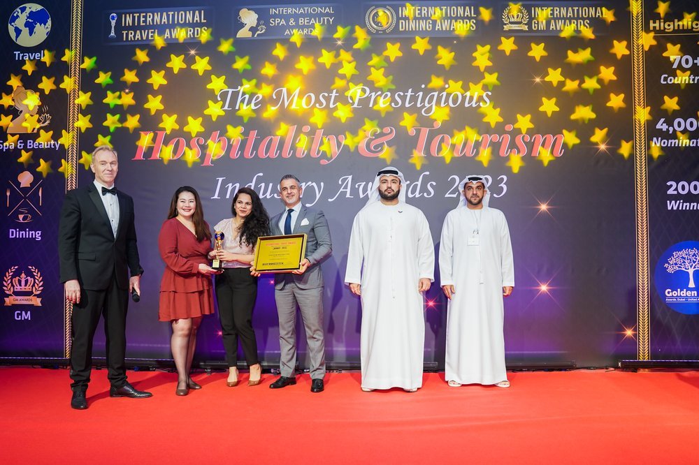 The Most Prestigious Hospitality & Tourism Industry Awards gala stage