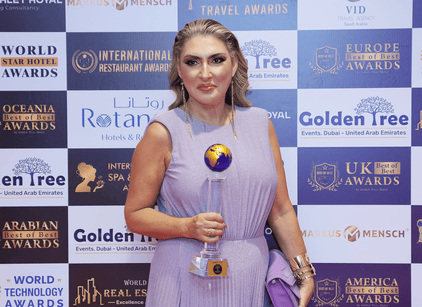World map graphic or international gala trophy presentation photo
