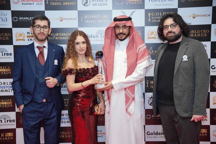 Industry professionals networking at a hospitality gala
