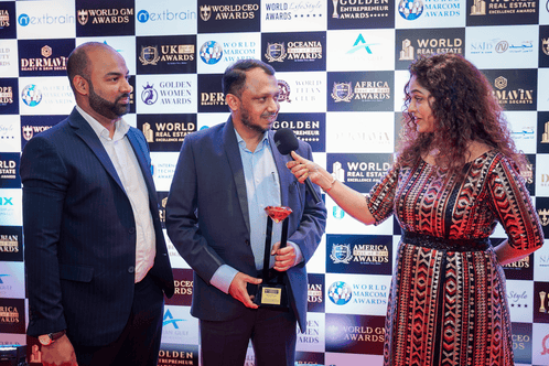 Tranquil spa treatment suite or wellness resort gala trophy presentation photo